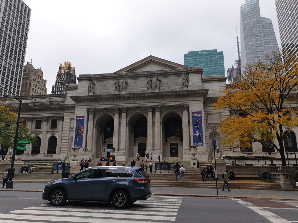 New-York Public Library de l'extérieur