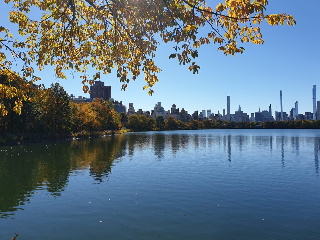 Le Jacqueline Kennedy Onassis Reservoir à Central Park, New-York