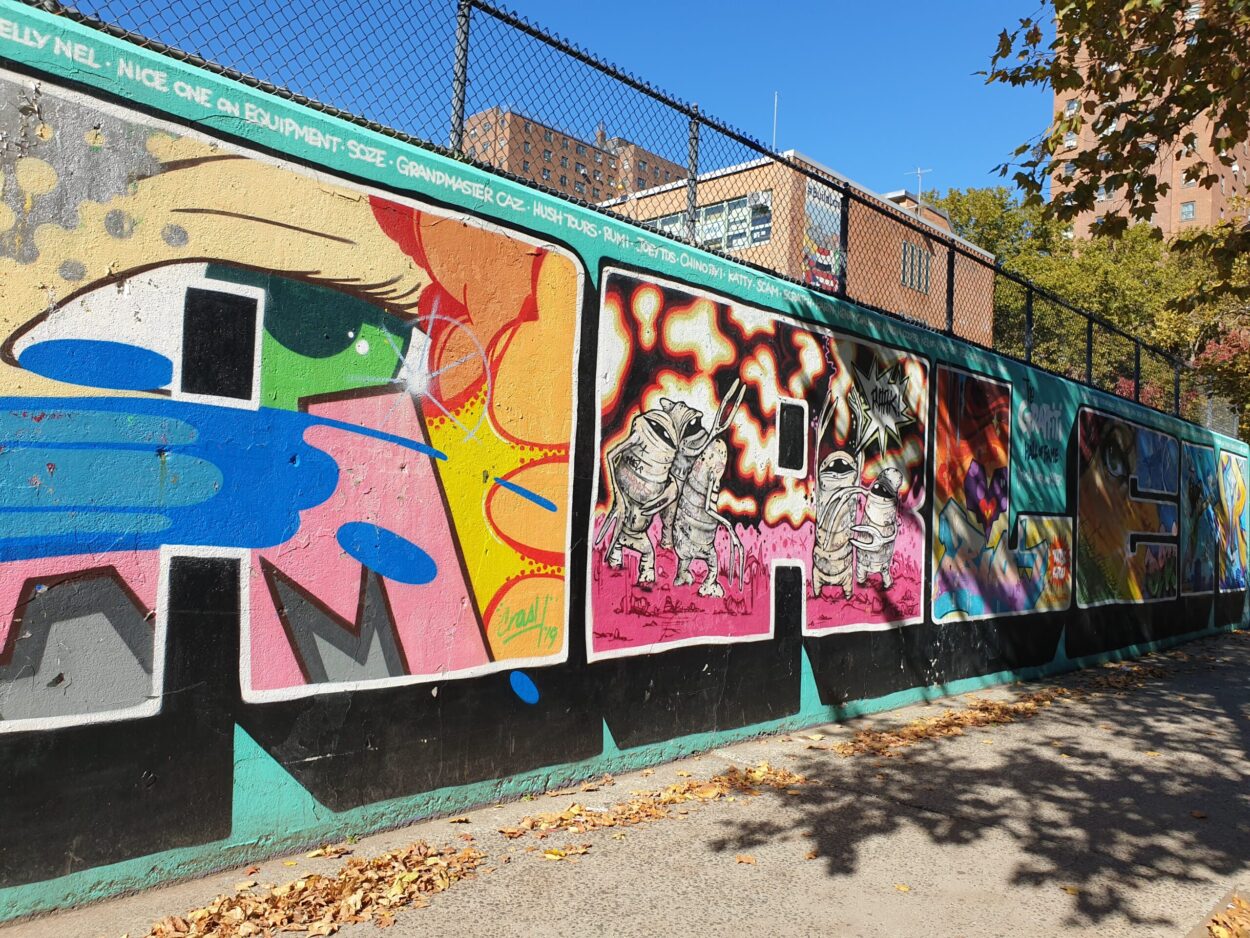 Le graffiti Hall of Fame à New-York