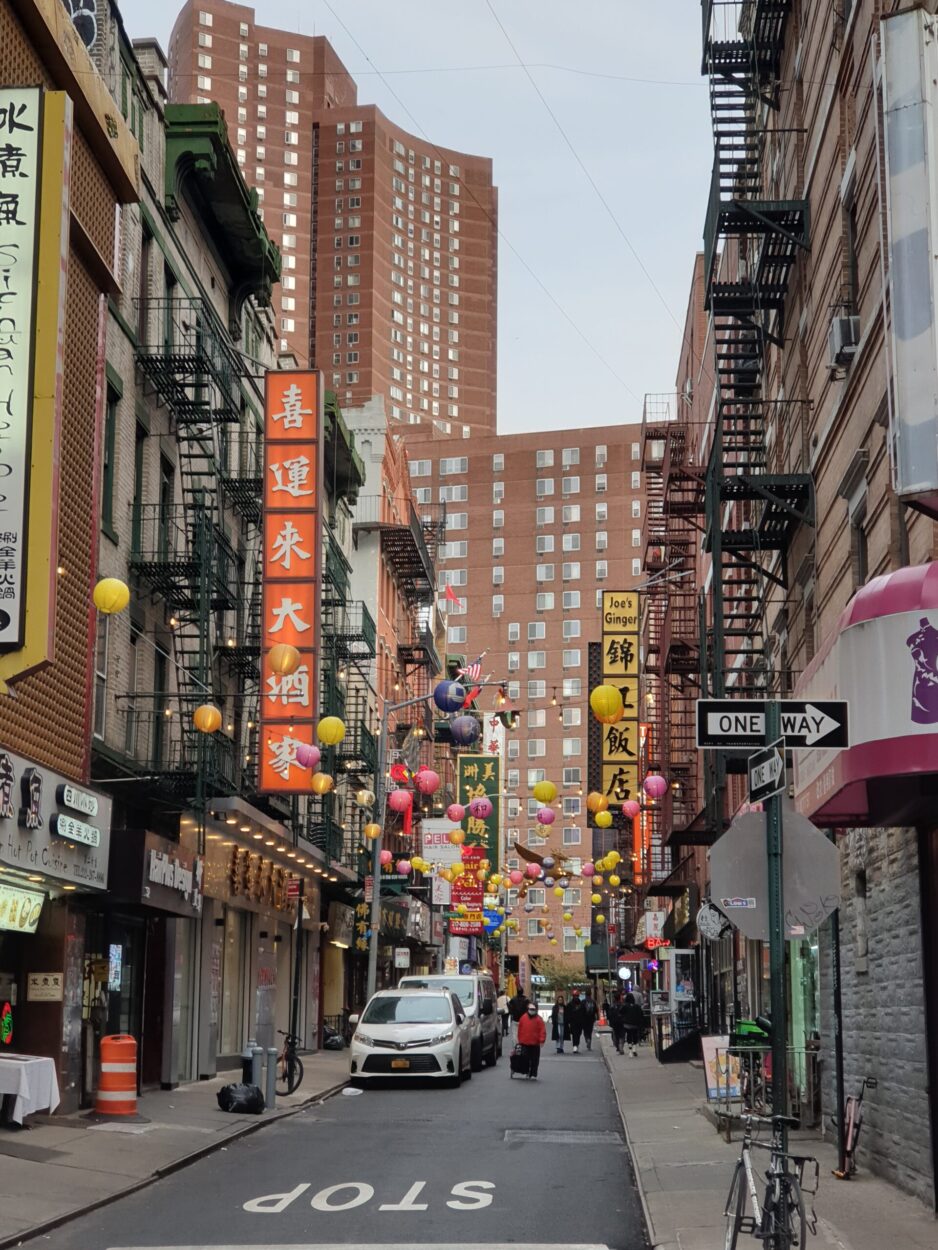 Rus dans Chinatown New-York