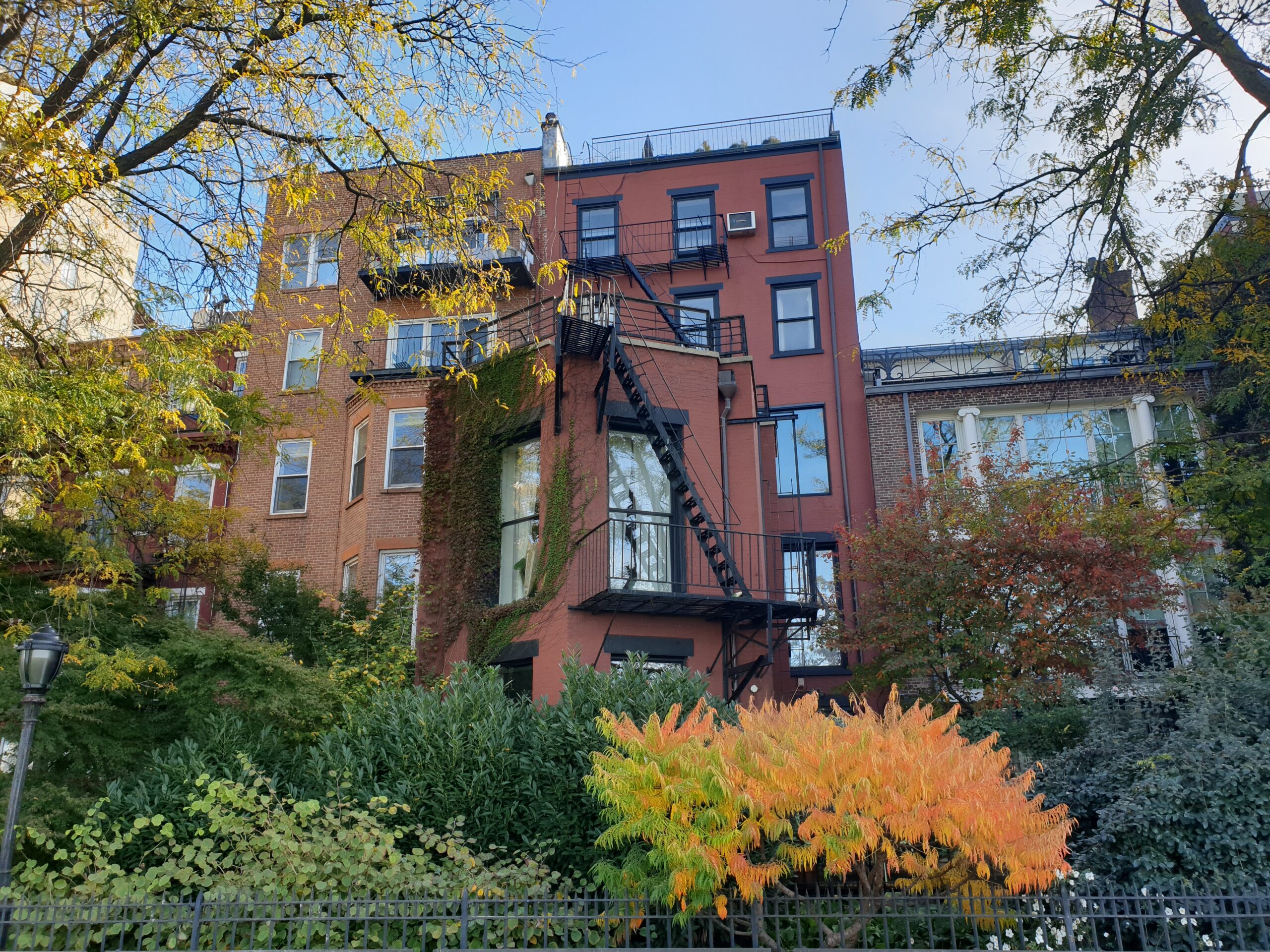 Immeuble sur la Brooklyn Heights à New-York