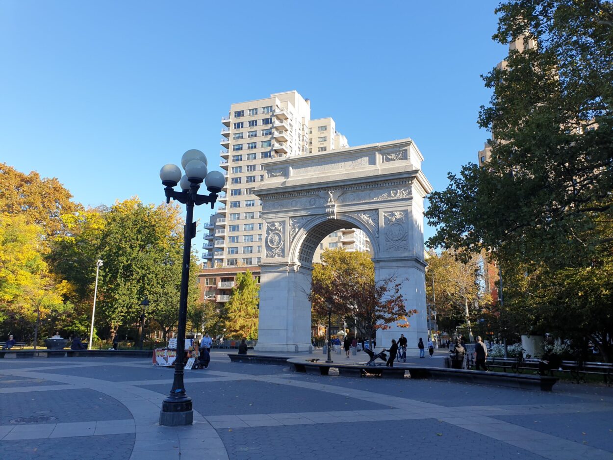 Arche en marbre Greenwich Village New-York