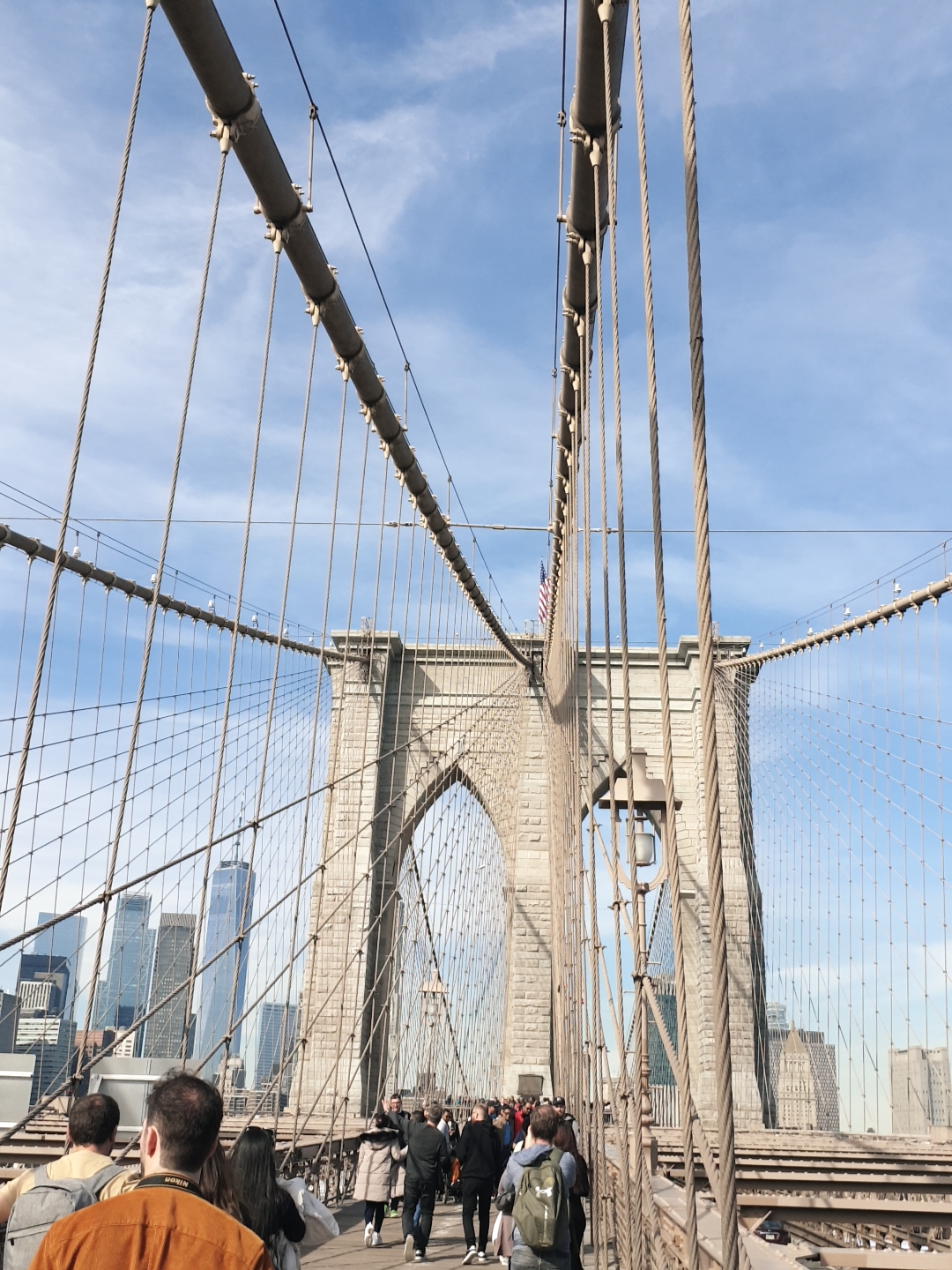 Balade sur le Pont de Brooklyn à New-York